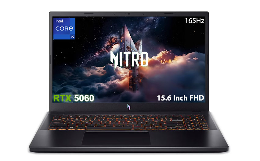 ACER NITRO V15 /Core i9-13900H/RAM 32GB/SSD 1TB NVMe/ RTX 5060-8G /15.6'' FHD 165Hz